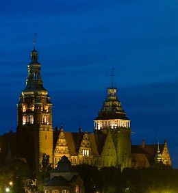 wirtualne wycieczki - Szczecin noc