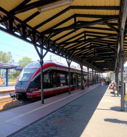 wirtualne wycieczki - Dworzec kolejowy w Skierniewicach